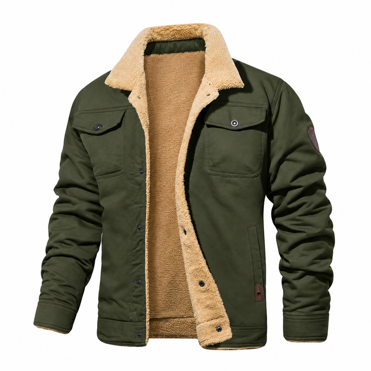 Men's Sherpa Lined Soft Jacket