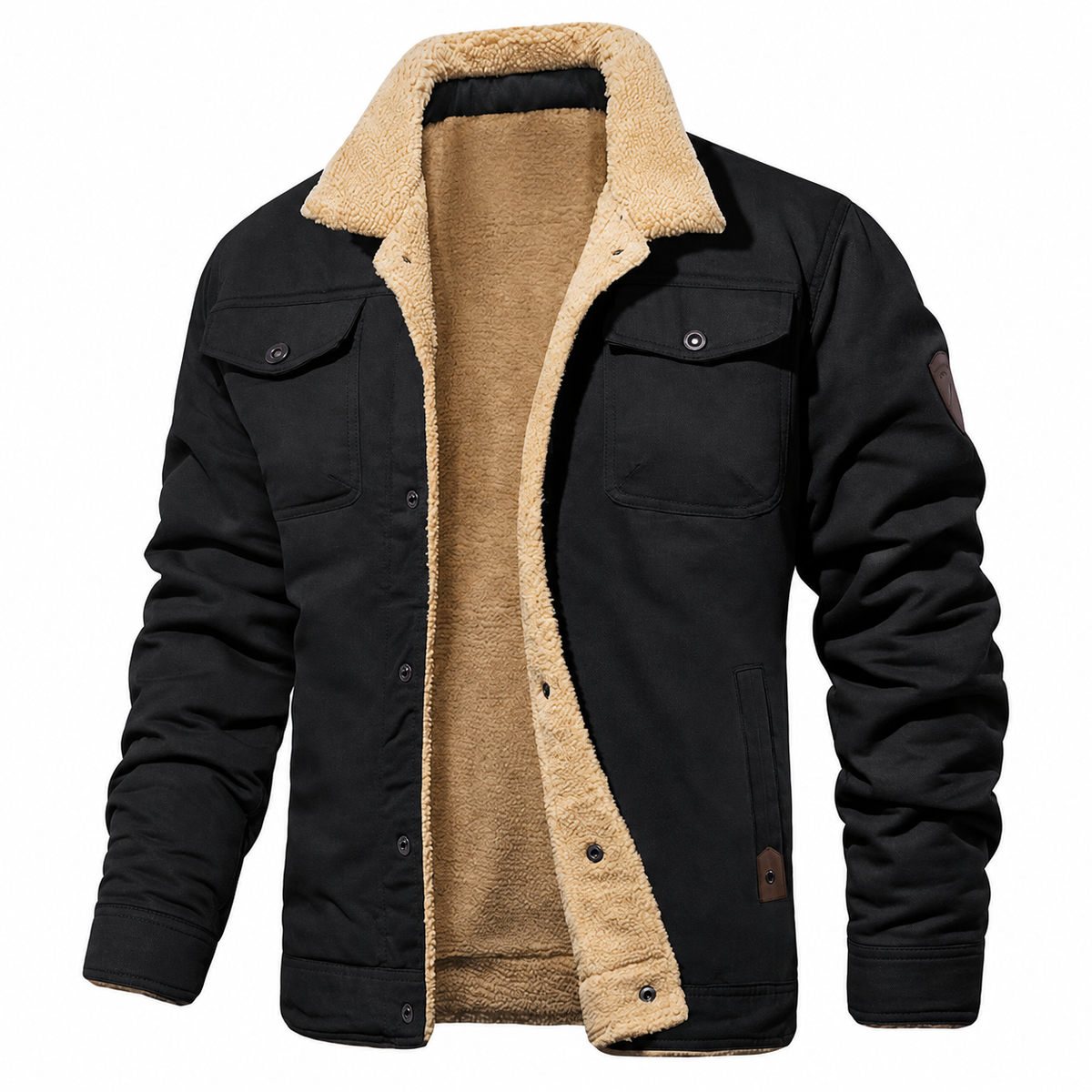 Men's Sherpa Lined Soft Jacket
