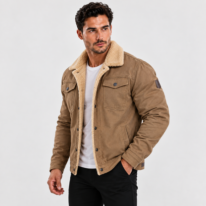 Men's Sherpa Lined Soft Jacket