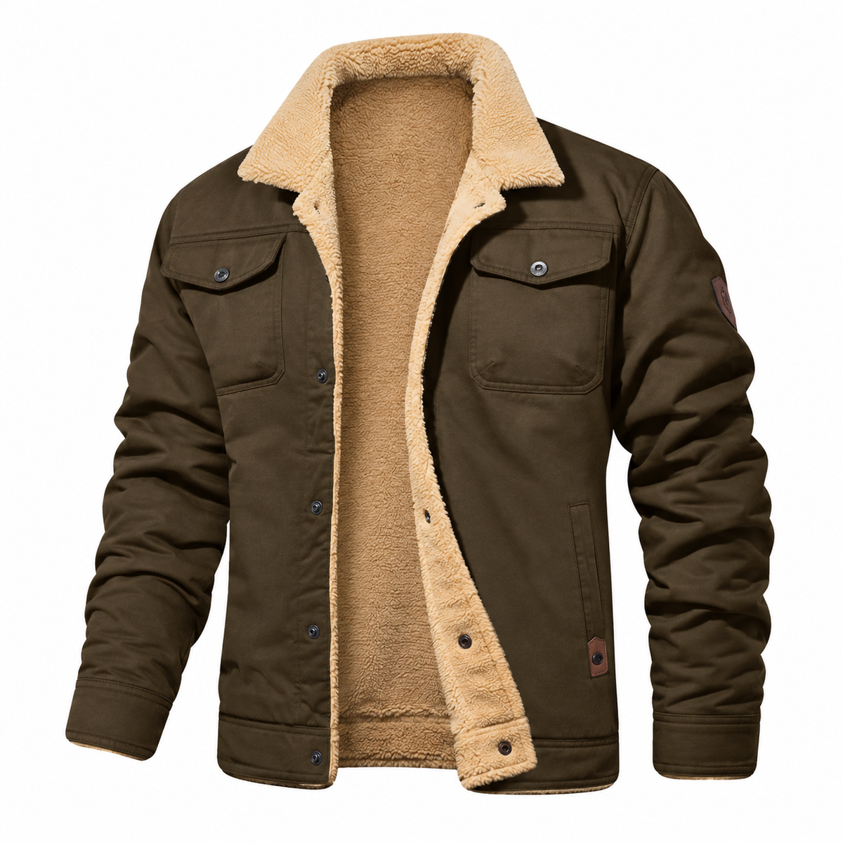Men's Sherpa Lined Soft Jacket