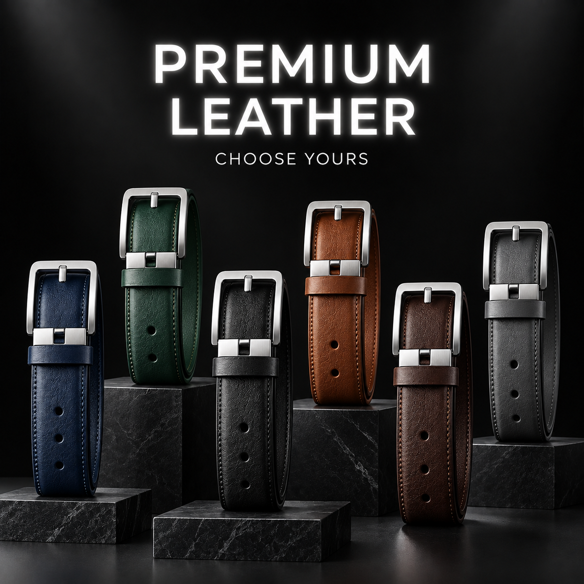 THE OAK & WESTON BELT- 3-PACK