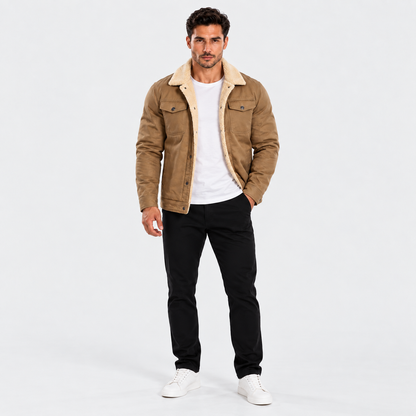 Men's Sherpa Lined Soft Jacket