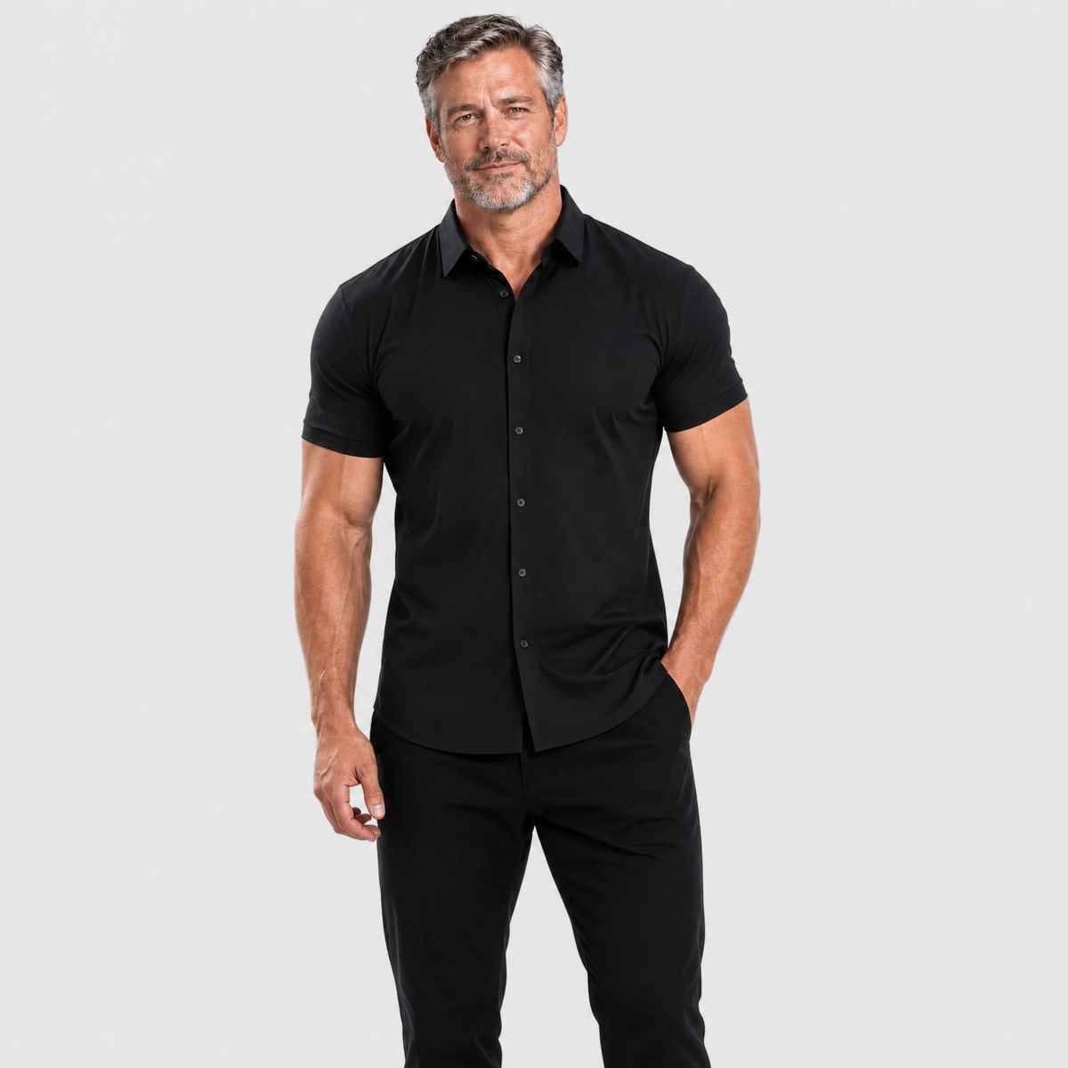 Oak & Weston Muscle Stretch Shirt