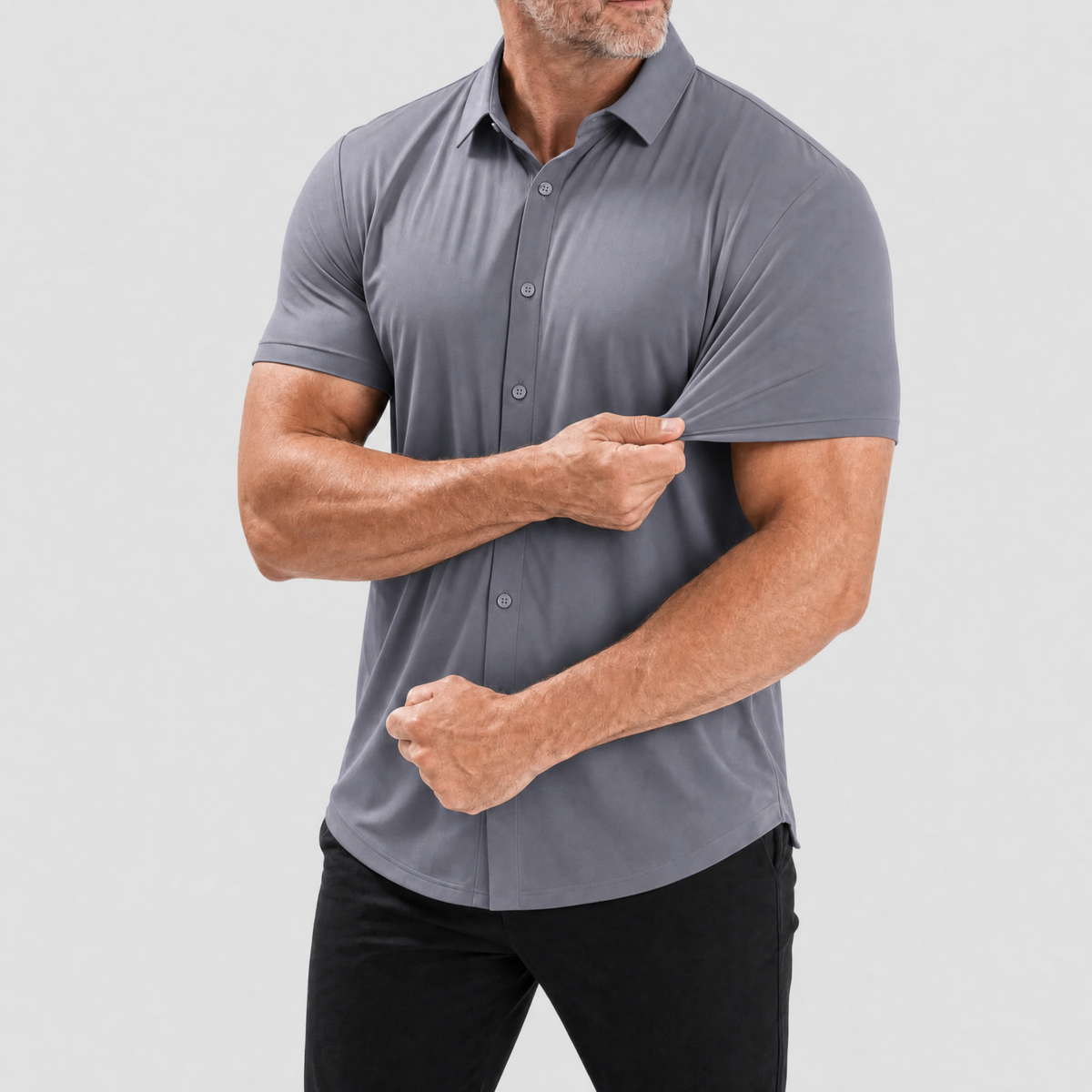 Oak & Weston Muscle Stretch Shirt