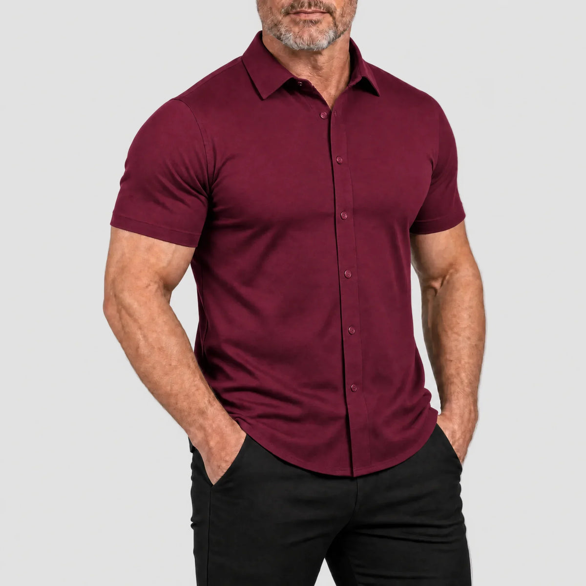 Oak & Weston Muscle Stretch Shirt