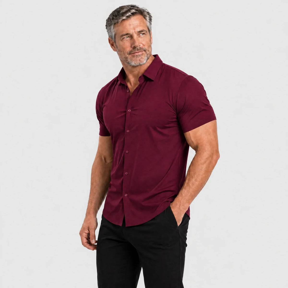 Oak & Weston Muscle Stretch Shirt