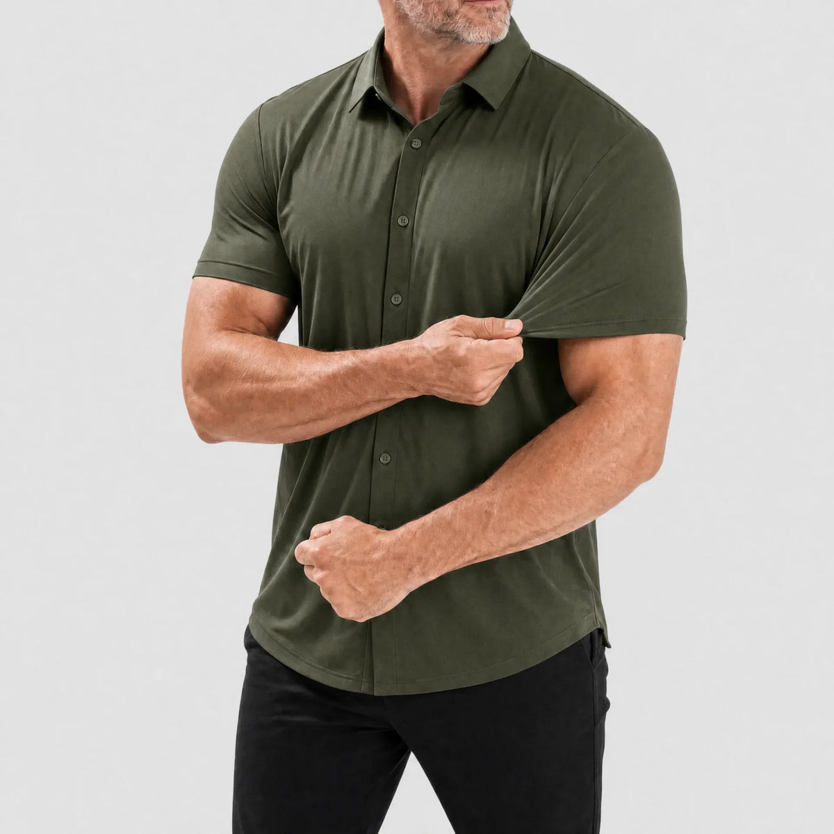 Oak & Weston Muscle Stretch Shirt