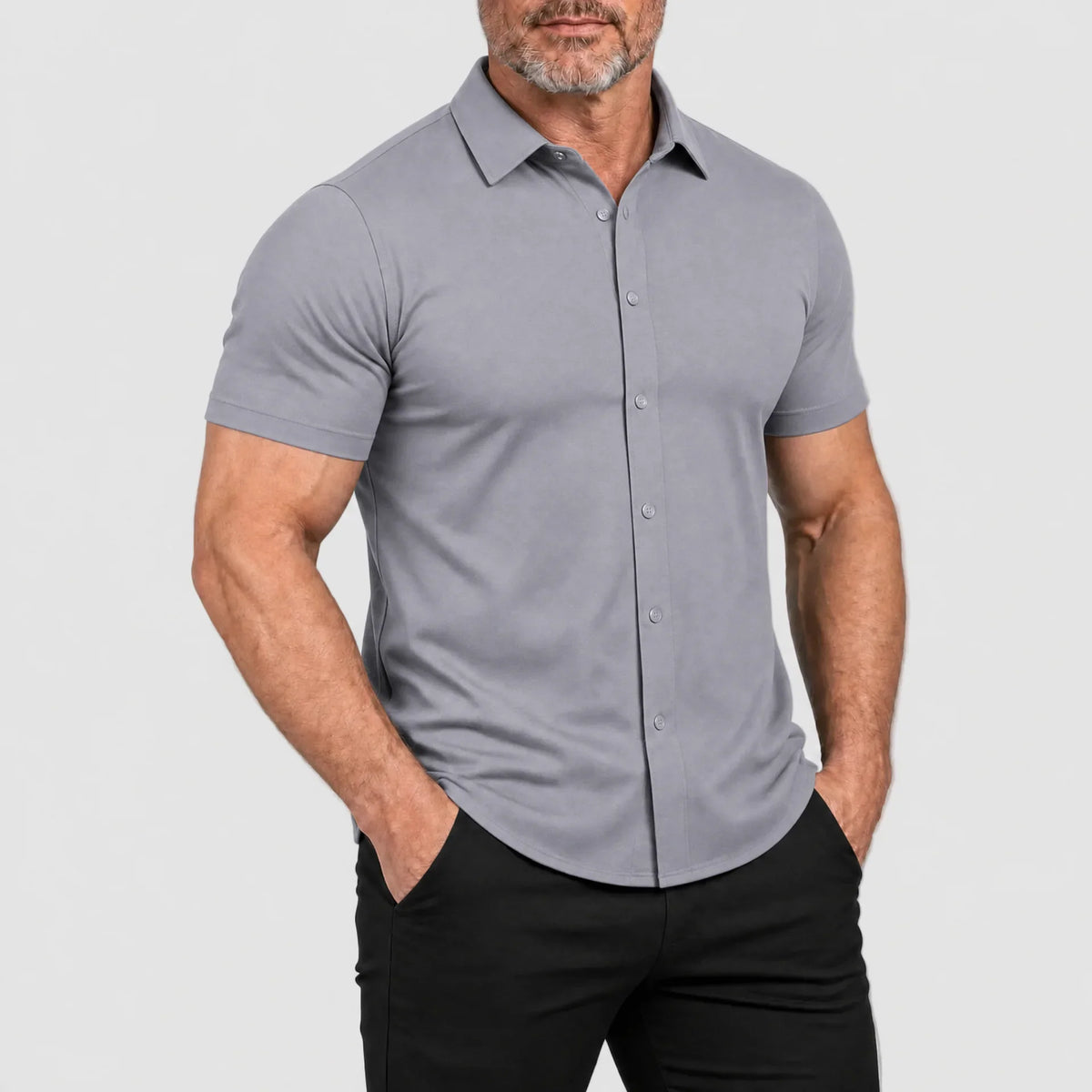 Oak & Weston Muscle Stretch Shirt