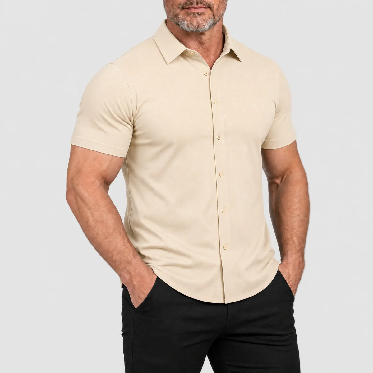 Oak & Weston Muscle Stretch Shirt