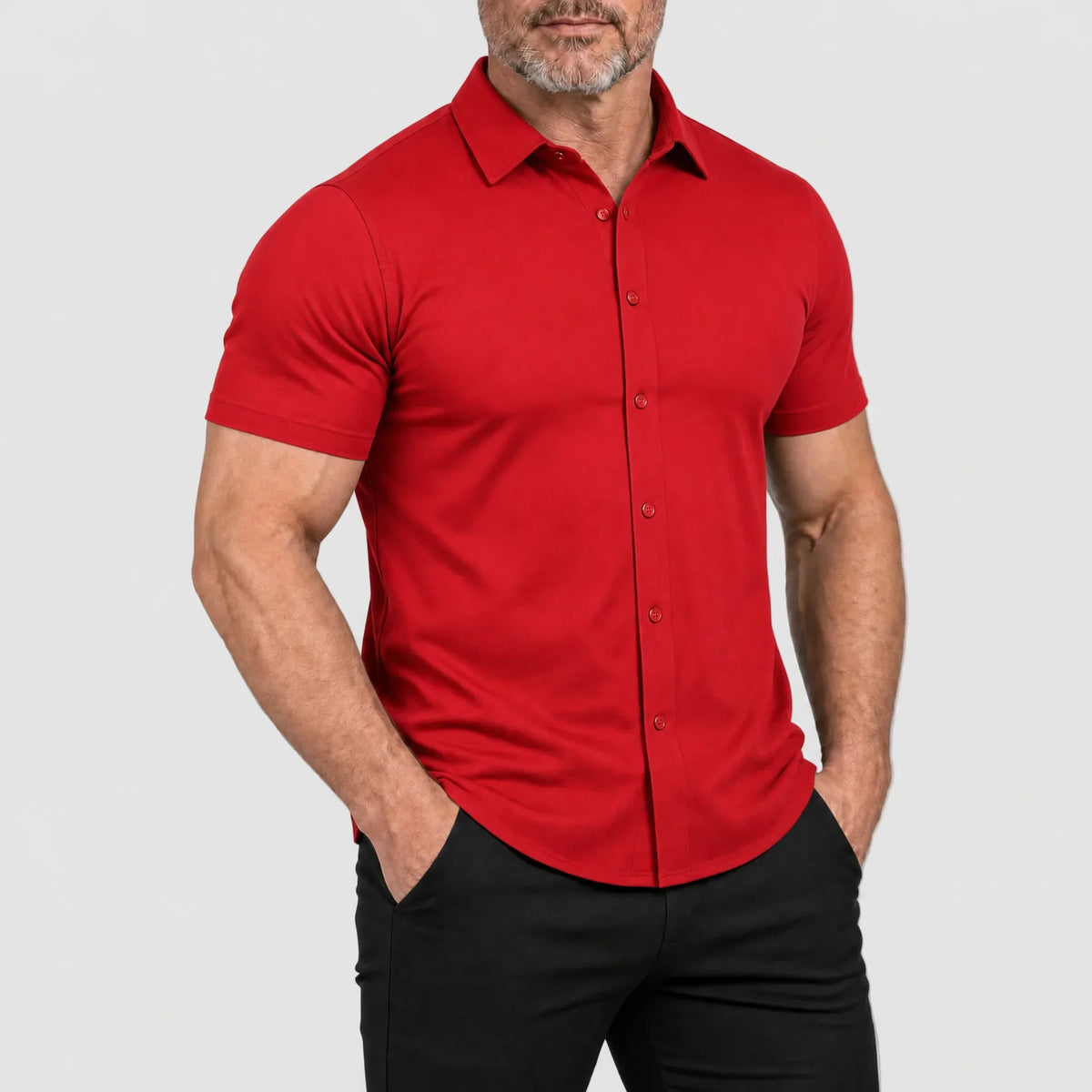 Oak & Weston Muscle Stretch Shirt
