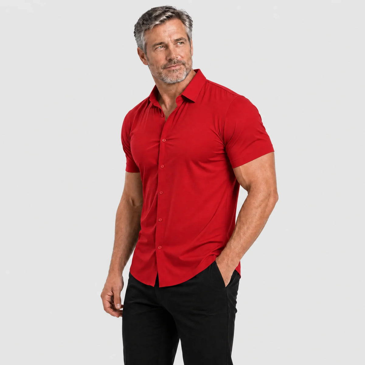 Oak & Weston Muscle Stretch Shirt